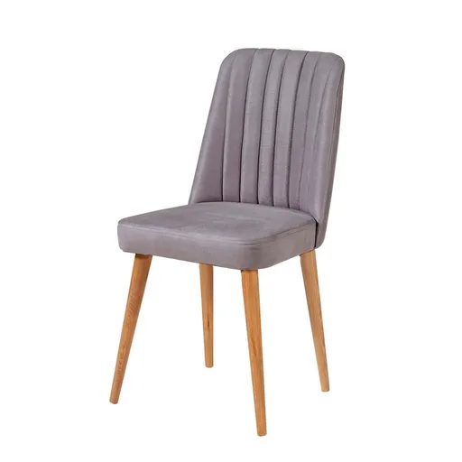 Scaun de sufragerie Stormi Grey and Atlantic Pine, gri