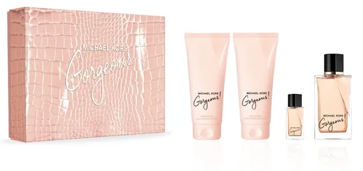 Michael Kors Gorgeous! - EDP 100 ml + loțiune de corp 100 ml + gel de duș 100 ml + EDP 5 ml