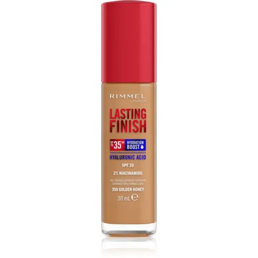 Rimmel Lasting Finish 35H Hydration Boost make up hidratant SPF 20 culoare 350 Golden Honey 30 ml