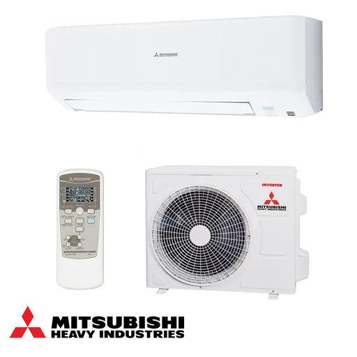 Aparat de aer conditionat inverter Mitsubishi Heavy Industries SRK25ZSP-W + SRC25ZSP-W, 9000 BTU, 17 m², A++ / A+, R-32, Alb