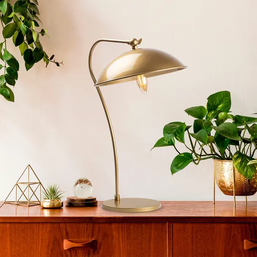 Lampa de masa, Opviq, 942FLG1820, Auriu