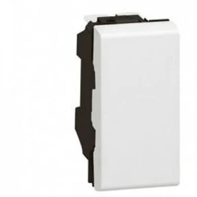 Intrerupator cap scara 1 modul Legrand Mosaic 077001 / 278001L, alb