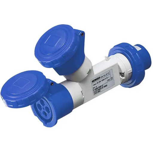 Adaptor 2 cai IP67 3P+N+T 16A 220V 9H Gewiss GW64012