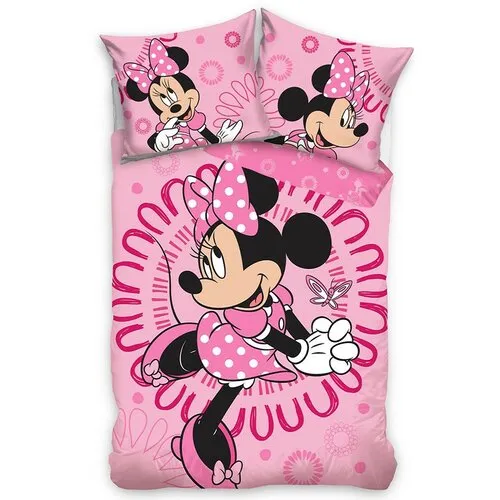 Lenjerie de pat Carbotex din bumbac pentru copiiFabulous Minnie , 140 x 200 cm, 70 x 90 cm