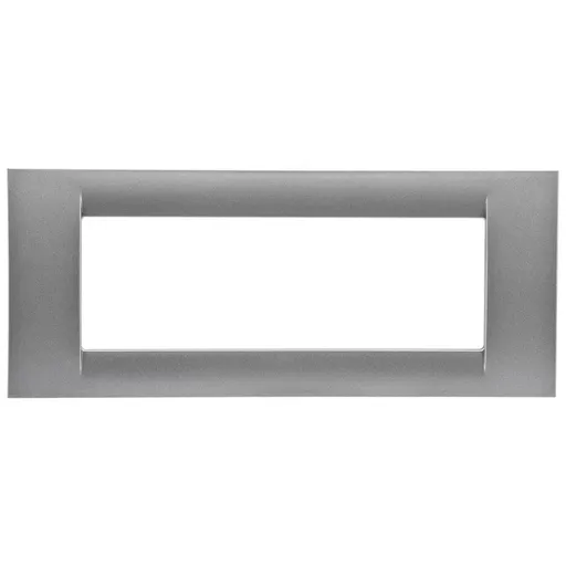 Rama ornament 6 module Gewiss System Virna GW22286, titan