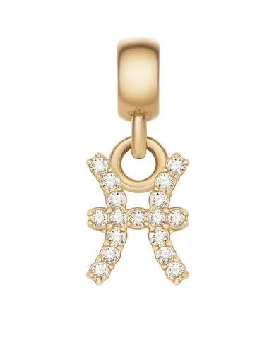 Daniel Wellington Pandantiv placat cu aur cu cristale Pești Crystal Zodiac DW00400766