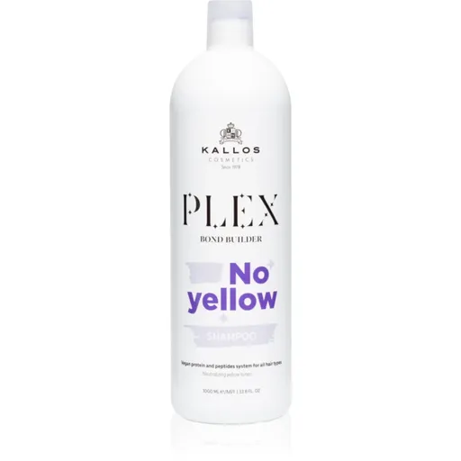 Kallos Plex No Yellow șampon pentru neutralizarea tonurilor de galben 1000 ml