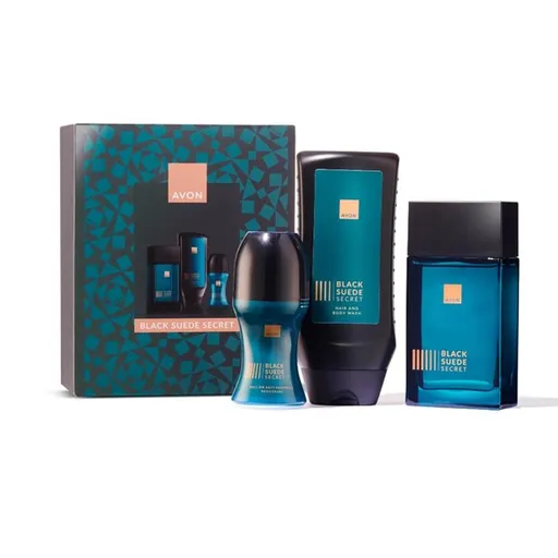 Avon Set cadou Black Suede Secret