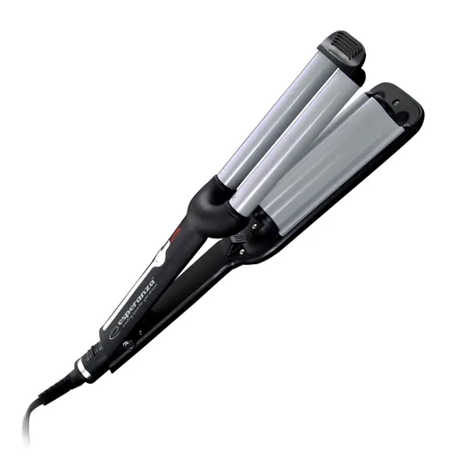 Ondulator pentru bucle retro Esperanza Isabella EBL013, 55W, Ceramica, 200°C, Negru/Gri