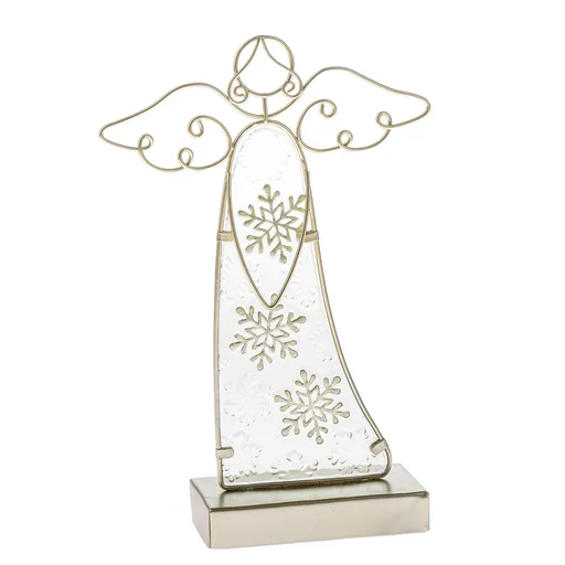 Decorațiune de Crăciun Înger din sticlă, 30 cm
