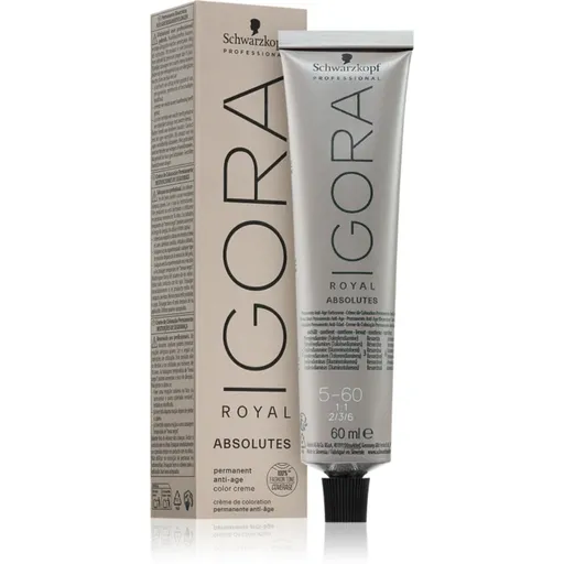 Schwarzkopf Professional IGORA Royal Absolutes culoare par culoare 5-60 Light Brown Chocolate Natural 60 ml