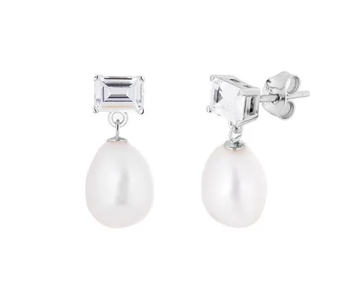 Preciosa Cercei eleganți cu perlă și zircon Glam Glamour 5415 01