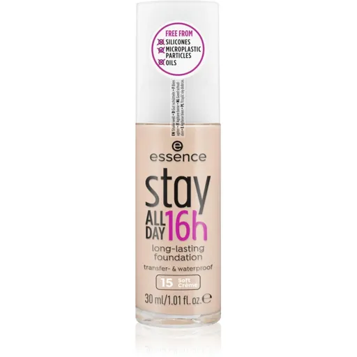 essence Stay ALL DAY 16h machiaj rezistent la apa culoare 15 Soft Creme 30 ml
