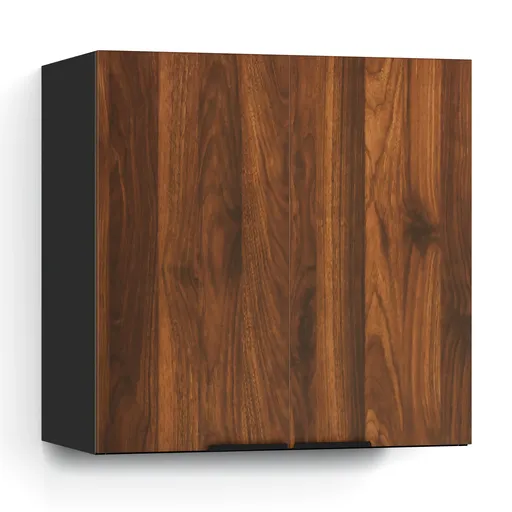 Blumfeldt Dulap înalt WoodVista, Soft-Close, mânere din aluminiu, materiale durabile