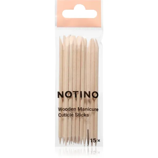 Notino Nail Tools Wooden Manicure Cuticle Sticks cuticule din lemn de presa 15 buc