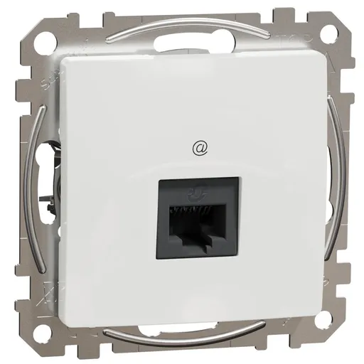 Priza RJ45 Cat6A UTP Schneider Sedna Design SDD111466, alb