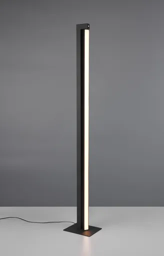 Lampadar Seeker, TRIO, 20x16x130 cm, 21W, 1x SMD, metal, negru mat