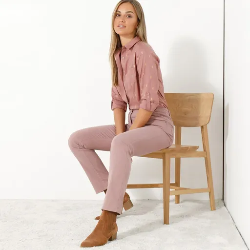 Pantaloni drepți modelatori cu 5 buzunare