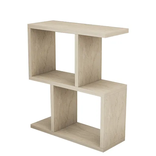 Măsuță auxiliară Zet Travertine, crem deschis