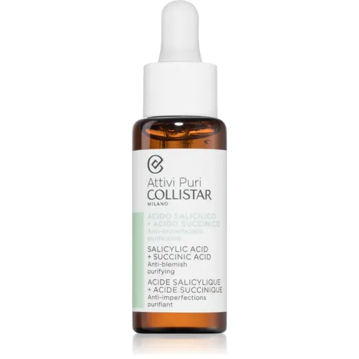Collistar Attivi Puri Salicylic Acid + Succinic Acid ser de curățare dezintoxifiant 30 ml
