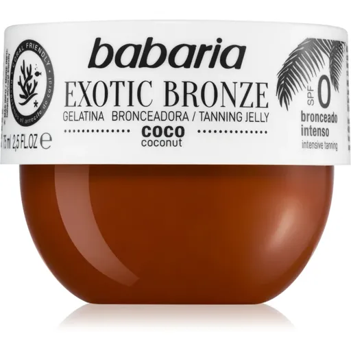 Babaria Tanning Jelly Exotic Bronze gel de corp pentru un bronz intens 75 ml