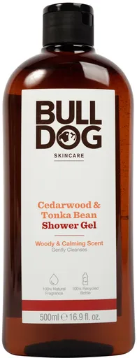 Bulldog Gel de duș Lemn de cedru și boabe Tonka (Shower Gel) 500 ml