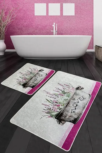 Set covorase de baie, L'essentiel Maison, Polipra Djt, Poliester, Multicolor