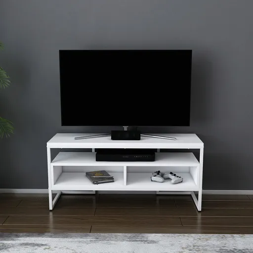 Comoda TV, Hanah Home, Merrion, 110x35x49.9 cm, Alb