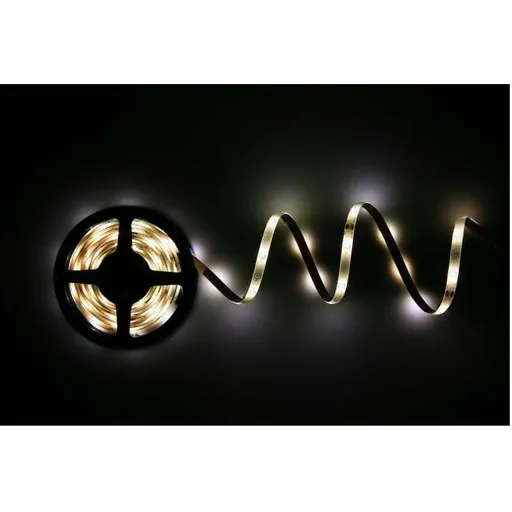 Banda LED SMD2835 lumina naturala 4000K 12V 30LED/m 3m cu driver 6W LEDSTND-2835-12308S202/3-WL