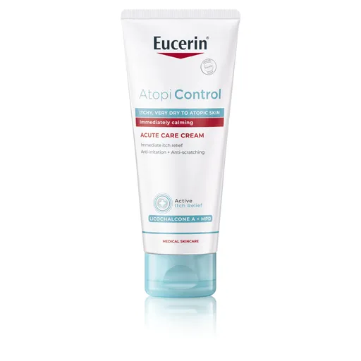 Eucerin Cremă de corp pentru piela uscată și atopică AtopiControl (Acute Care Cream) 100 ml