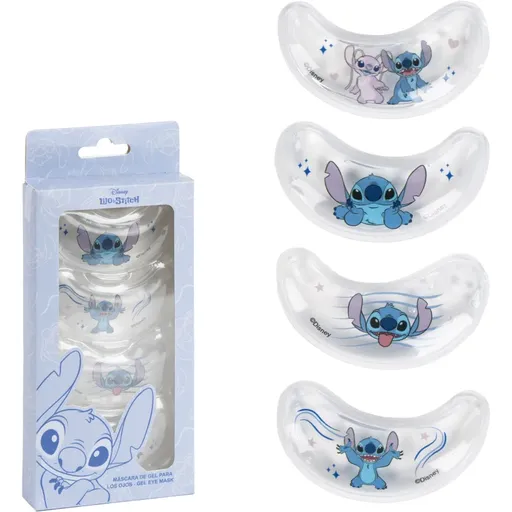 Disney Stitch Gel Care Set pernuțe din hidrogel impotriva pungilor de sub ochi 4 buc