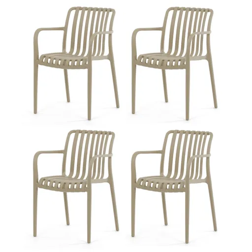 Set de scaune de sufragerie CT-X7029 CAP, 4 buc., cafeniu