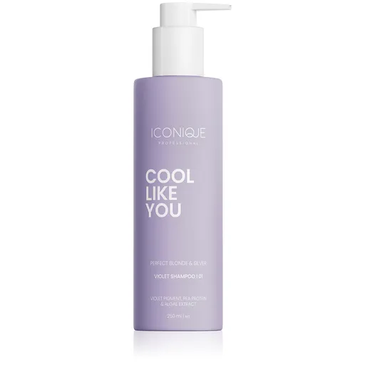ICONIQUE Professional Șampon pentru păr blond rece & radiant Cool Like You (Violet Shampoo) 250 ml