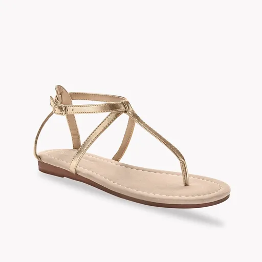 Sandale din curele cu talpă din piele