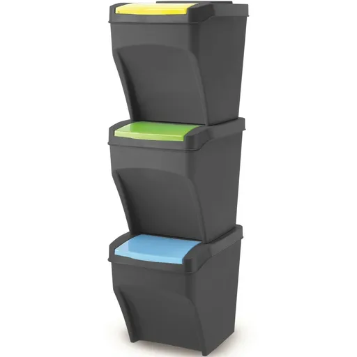 Set coșuri de gunoi sortat Recykle BIN 3x 25 l