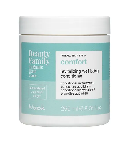 Balsam Organic Hidratant Pentru Toate Tipurile De Par Nook Beauty Family Comfort Revitalizing Well-being Conditioner 250ml