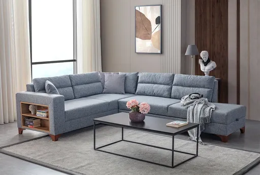 Coltar, Atelier del Sofa, 752EST1365, Frame: 70% HORNBEAM/30% MELAMINE COATED CHIPBOARD, Gri