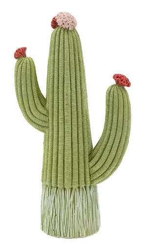 Figurina /sculptura decorativa Cactus, Mauro Ferretti, 13x7x25 cm, polirasina, multicolor