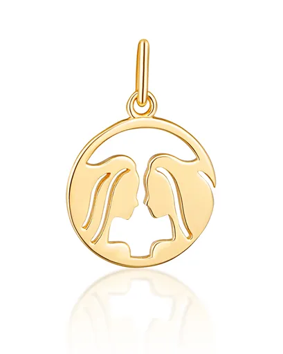 JVD Pandantiv aurit cu simbolul Gemeni SVLP1080X61GOBL