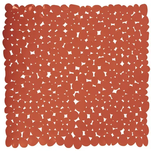 Spirella Suport antiderapant pentru duș GALETS, teracotă, 53 x 53 cm, teracotă