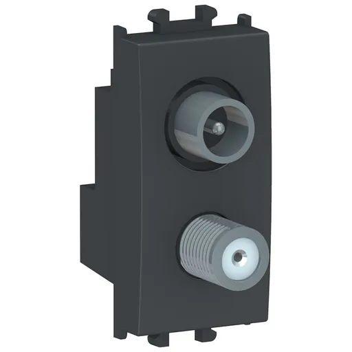 Priza TV-SAT de capat, 1M Schneider Easy Styl LMR6138003, negru