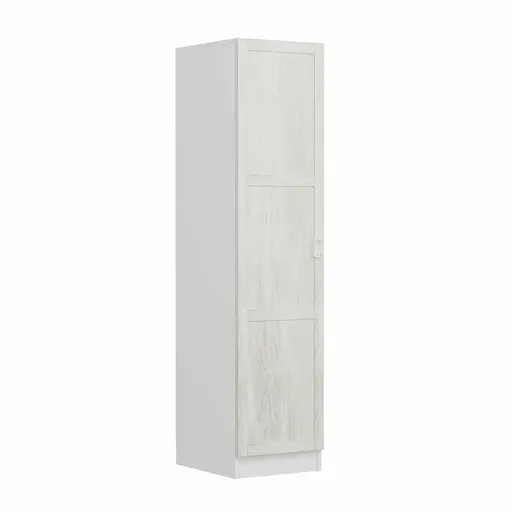 Dulap pentru haine, Hanah Home, Minar Kale, 45x210x52 cm, Alb