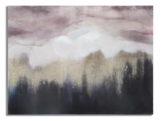 Mauro Ferretti Pictura De Perete Roz Munte cm 80X2,7X60 | Aosom Romania