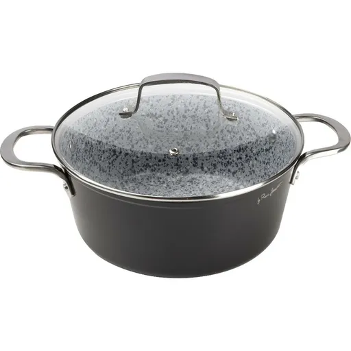 Lamart LT1254 cratiță cu capac Granit, diametru 24cm, diam. 24 cm