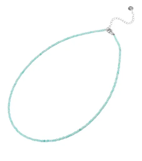 Agato Colier mineral cu mărgele de amazonit POL-N08/47L