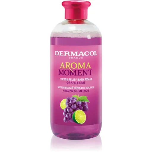 Dermacol Aroma Moment Grape & Lime spumă de baie anti-stres 500 ml