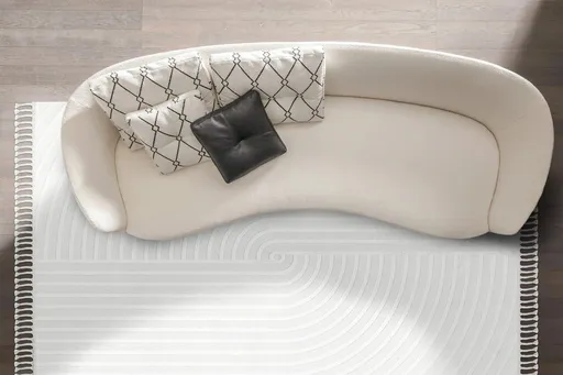 Covor, 33410A Malta, 100x200 cm, Crem