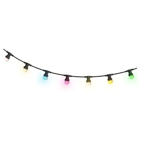 Sir iluminat festiv 10M IP44 cu 20 becuri LED colorate Ibiza Light LEDSTRING-COL