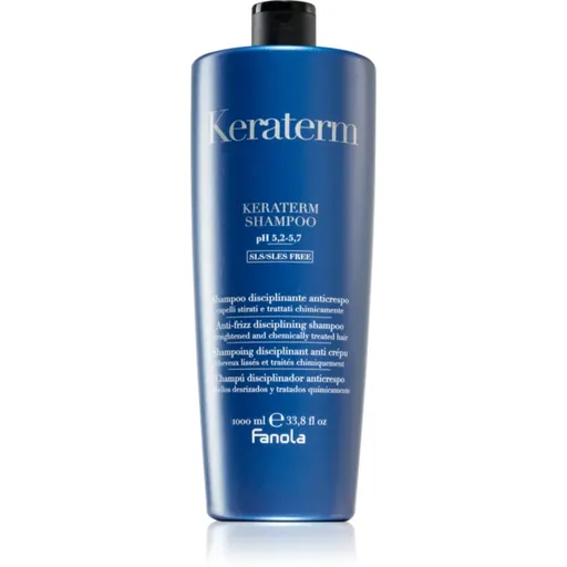 Fanola Keraterm sampon pentru indreptarea parului pentru par indisciplinat 1000 ml