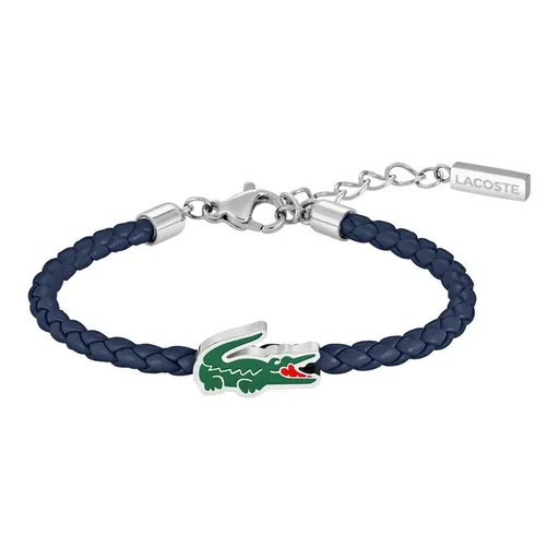 Lacoste Brățară elegantă din piele Cutie Croc 2040529